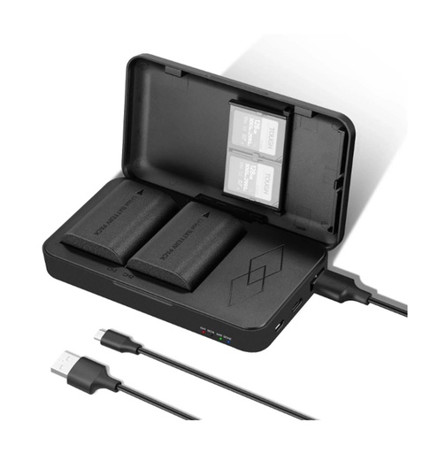 [001-141] Canon 80D Batteries with E6 Holder