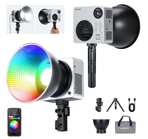 [001-213] NEEWER HB80C MINI RGB LED VIDEO LIGHT 